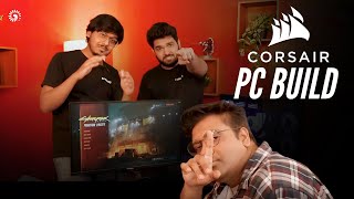 PS5 Gamer Builds His First PC Ft. Corsair! | Corsair 3500 PC Case Build | Gossip.GG