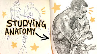 how I study anatomy ✿ sketchbook tour 2019-2023