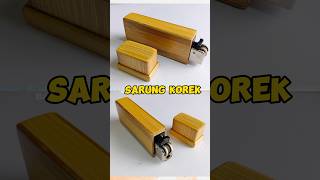 Sarung / Cover Korek dari Bambu. #shorts #sarungkorek #coverkorek