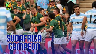 Springboks goleó a Los Pumas y obtuvo el Rugby Championship