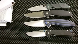 "Unboxing" and first impressions of 4 knives from China + a spinner