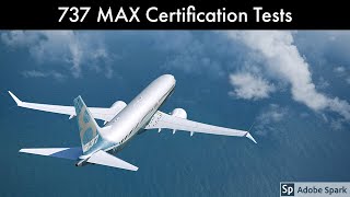 737 MAX Certification Tests