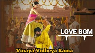 Vinaya vidheya Rama LOVE BGM || Ringtone lover mm