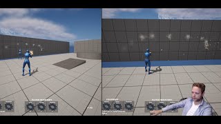 Hyper Devlog - Weapon impact sound, Niagara System, and decal based on surface detection