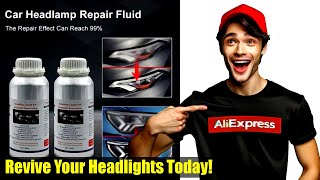 Car Headlight Restoration Polishing Kit: Restore Clarity  Safety on the Road!