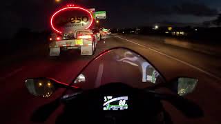 2023 Kawasaki zx10r Yamaha r1 and mt10 night ride