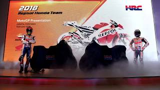 Respol Honda MotoGP RC213V 2018 - Honda apresenta sua moto para a MotoGP 2018