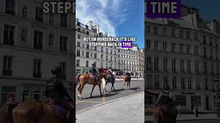 Paris Police on Horseback: A Unique Street View #police #horse #paris