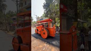 നാട്ടിലെ റോഡ് പണി!  #roadroller #rap #youtubeshorts