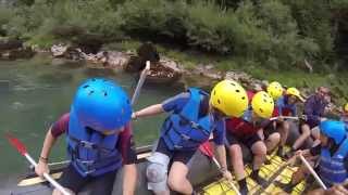 Epic rafting on Tara River (Montenegro)