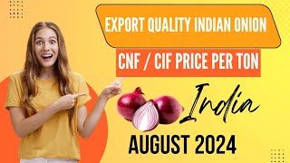 CIF/CNF Price | Nashik Onion Price Update | Export and Domestic Quality Onion| Indian Onion Exporter