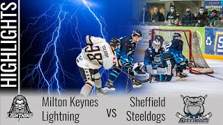 Lightning vs Sheffield Steeldogs Saturday 18th December 2021