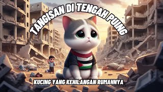 Kisah Haru Kucing Palestina: Harapan di Reruntuhan