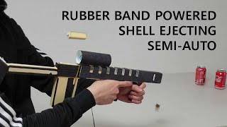 How To Make Shell Ejecting Semi-Auto Cardboard Gun