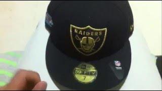 gorra new era original-gold raiders