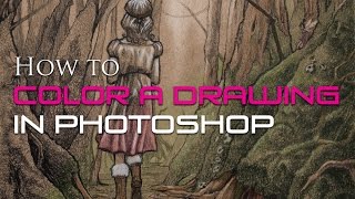 How to Color a Drawing in Photoshop