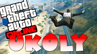 GTA 5 ONLINE CZ Vaše ÚKOLY - Sjíždíme Mount Chiliad, Stunty, Padákem bez padáku ?!