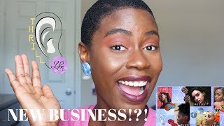 NEW BUSINESS!?! | Thrill Lobe | Fabric Button Earrings