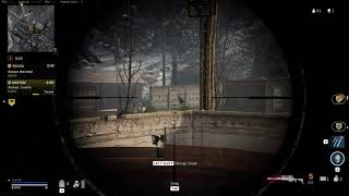 COD: Modern Warfare (Warzone) - Sniper Headshot on a moving target far away