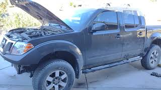 Nissan Frontier body lift