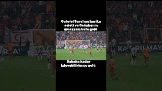 Osimhenin beşiktaşa attığı harika golün tribün çekimi #galatasaray #avrupa #osimhen #beşiktaş