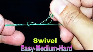 10 Level Cara Mengikat Swivel~|Swivel Knot Paling Kuat.