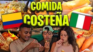 🧐 ITALIANA Califica Comida de LA COSTA COLOMBIANA 🧐