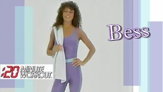 The :20 Minute Workout, full episode - Bess, Sharon and Nerisse. Lavender bodysuits.