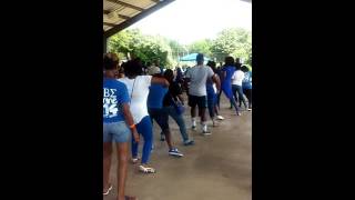 Zetas strolling at Dallas Blue and White weekend Part I