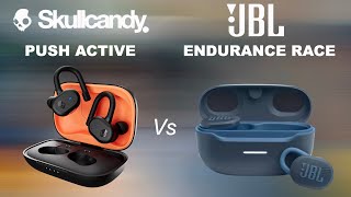 Skullcandy Push Active vs JBL Endurance Race Bluetooth Wireless Earbuds Earphone Headphone | Compare