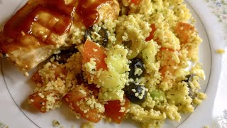 Moroccan Inspired Couscous Salad - Healthy, Delicious and Easy to Make for Your Next BBQ