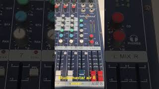 Studiomastar air 8 mixer #Studiomastarmixer#studiomastar#mixer#short#djsetup