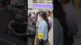 Sayli Kamble spotted at Airport for Musical Concert presented by 7Rhythms #saylikamble #indianidol