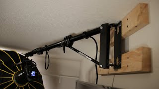 How To Mount A Manfrotto 098SHB Wall Mount Boom Arm