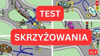 Test: skrzyżowania, kto ma pierwszeństwo? (prawo jazdy, karta rowerowa) cz. 2