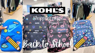 GO SHOPPING WITH ME AT KOHL'S FOR BACK TO SCHOOL FINDS | BACK TO SCHOOL 2024 | THE BEST BACKPACKS