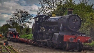 Time lapse of the FOXCOTE manor being unloaded at Wittersham on the kent and East Sussex Railway