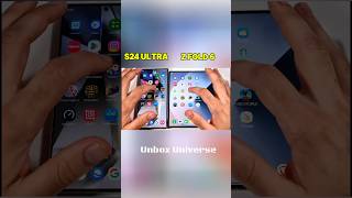 Samsung Galaxy Z Fold 6 vs Samsung S24 Ultra - Speed Test#speedtest#s24ultra#zfold6 #shorts#viral