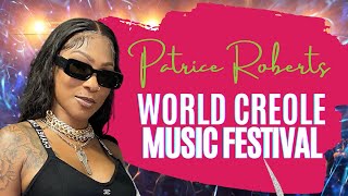 Patrice Roberts at World Creole Music Festival in Dominica. | CranberryTV