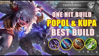 Popol and Kupa Critical Damage (ONE HIT BUILD) - Build Top 1 Global Popol and Kupa ~ MLBB