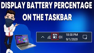 How to get Battery Percentage Icon in Windows Laptop | in Hindi|