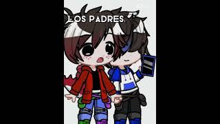 los padres❤️🩵 el hijo💜 #gacha #loshijosdeloscompas #compas #spartor #raptorgamer #sparta356