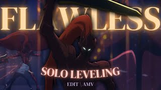 4K Sung Jinwoo vs Igris [ Solo Leveling Edit \ Amv ] ( Flawless by Yeat, feat. Lil Uzi Vert )