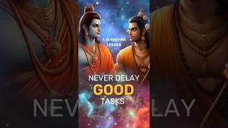 Never Delay Good Tasks l A Dussehra Lesson for Life l Swami Mukundananda #shorts