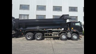 New Howo Mining Tipper Dump Truck  20-50Tons 8 x 4 Euro 2 400Hp Black