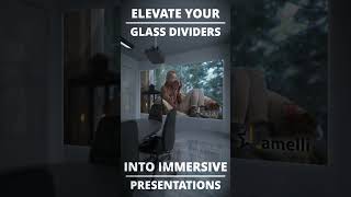 Transform Your Glass into a Projection Screen With Smart Glass & Smart Film #shorts