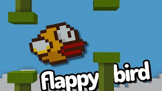 I made Flappy Bird in Minecraft