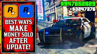 This is EPIC.. The BEST WAYS To Make Money SOLO After UPDATE in GTA Online! (GTA5 Fast Money)