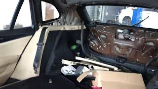 Bmw x1 roof pannel removal part 3