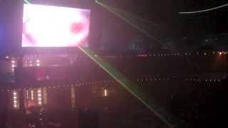 Laser show on the Carnival Dream cruise ship with "Tom Sawyer" by Rush